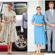 Meghan, Duchess of Sussex, visits an exhibition of Tongan handicrafts on October 26, 2018 in Nuku’alofa, Tonga; Prince Harry, Duke of Sussex (r) and Meghan, Duchess of Sussex Standing at the farewell with His Majesty King Tupou VI on October 26, 2018 in Nuku’alofa, Tonga.